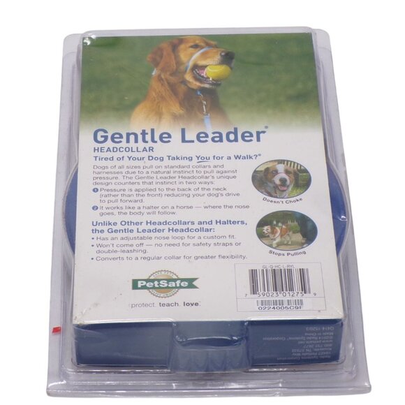 NEW PetSafe Gentle Leader Headcollar Large Royal Blue Includes Training DVD - Picture 3 of 4